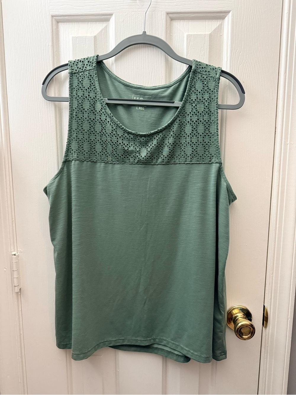L.L. Bean Women's Camden Hills Tee, Tank Top - Sage Green